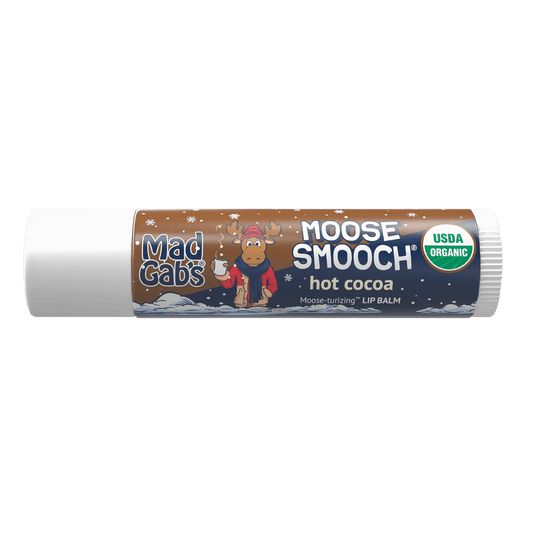 3pk Moose Smooch Holiday Lip Balm Assorted Pack-Candy Cane, Sugar Cookie, Hot Cocoa