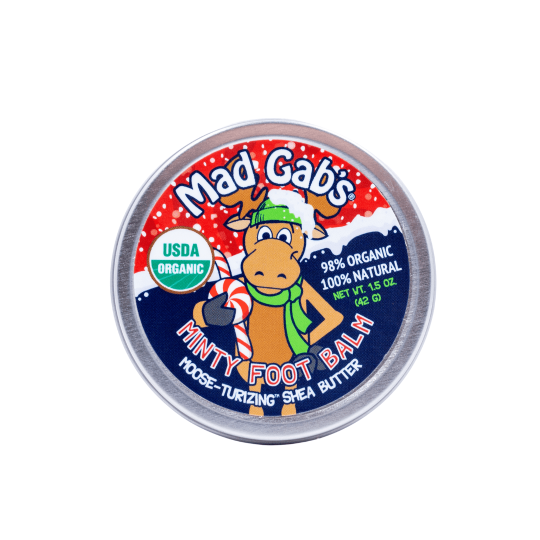 Holiday Moose Minty Foot Balm – Mad Gab's Inc.