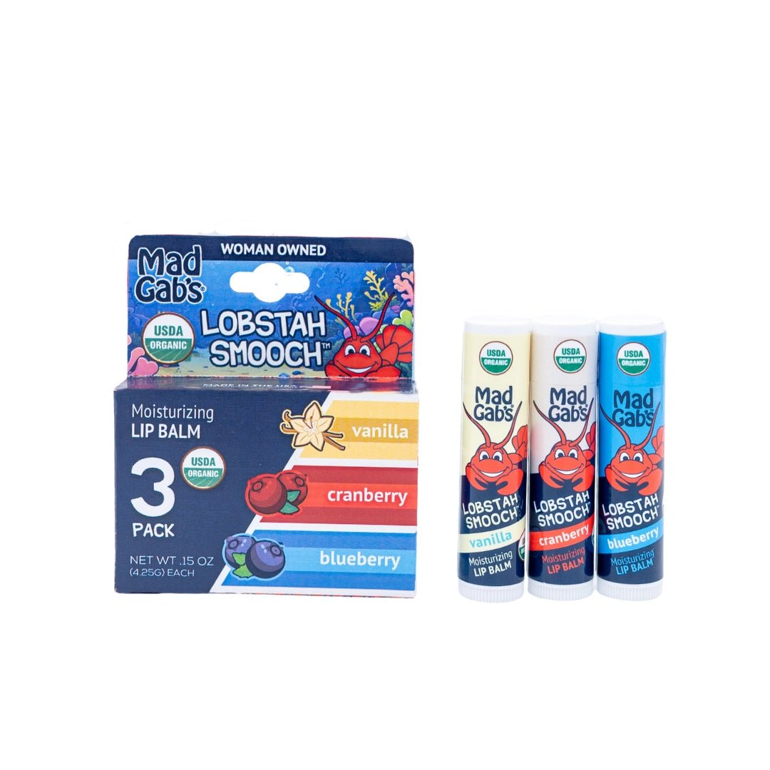 Organic Lobstah Smooch Lip Balm 3 Pack – Mad Gab's Inc.