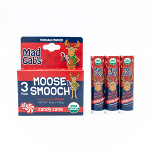 Moose Smooch Candy Cane Holiday Lip Balm