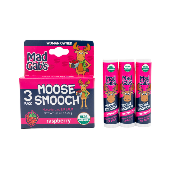 Moose Smooch Raspberry Lip Balm