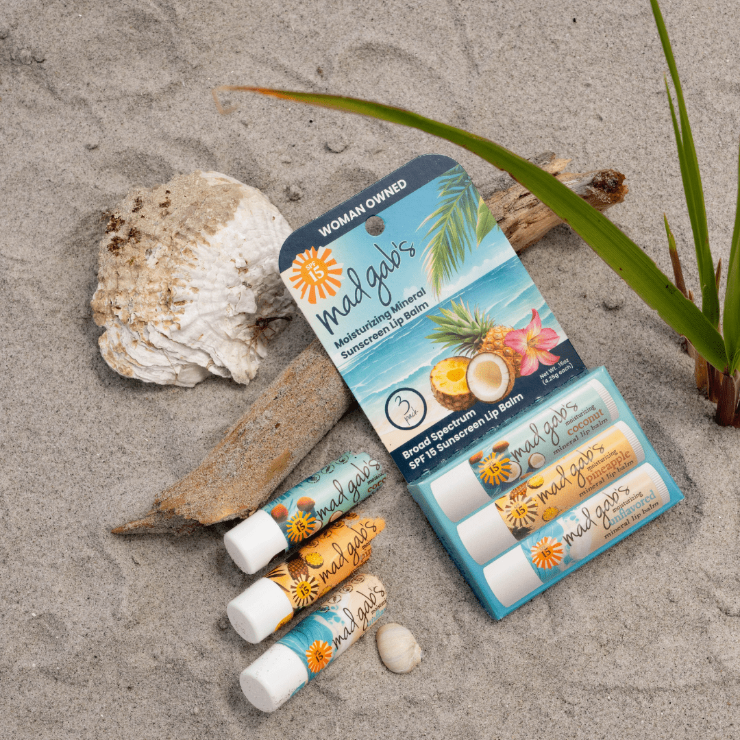 3 pack Mineral SPF 15 Lip Balm