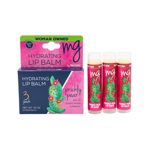 SPF 15 Prickly Pear Hydrating Lip Balm 3 Pack