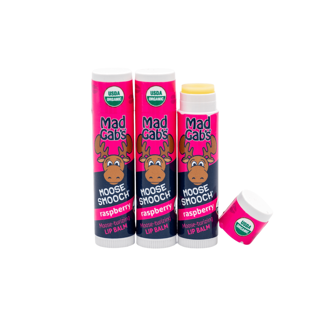 Moose Smooch Raspberry Lip Balm