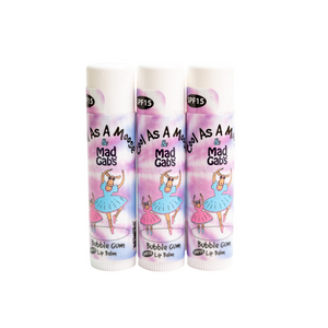 Bubblegum Moose Lip balm with SPF 15 3pk--(Cool As A Moose & Mad Gab's collab!)
