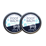 MG Signature by Mad Gab's Natural and Organic Peppermint Foot Balm Two Pack
