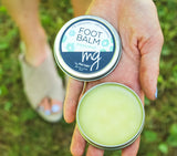 MG Signature by Mad Gab's Natural and Organic Peppermint Foot Balm Open Tin