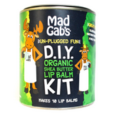 Mad Gab's Unplugged fun DIY Organic Shea Butter Lip Balm Kit - Makes 10 Lip Balms