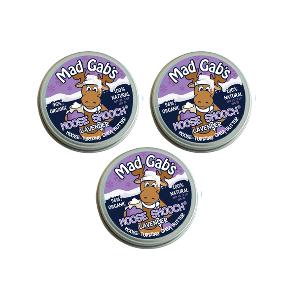 Holiday Moose Smooch Lavender Scented Lip Tins