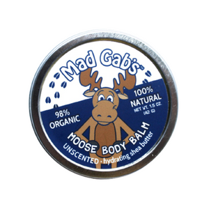 Mad Gab's Natural and Organic Unscented Moose Body Balm - Single